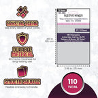 Sleeve Kings Standard Card Sleeves – 110 Count, Large Size, Compatible - Image 4
