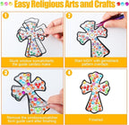 WinnerWhy 36 Set Religious Suncatcher Crafts Cross Diamond Art DIY Christian 5d - Image 4