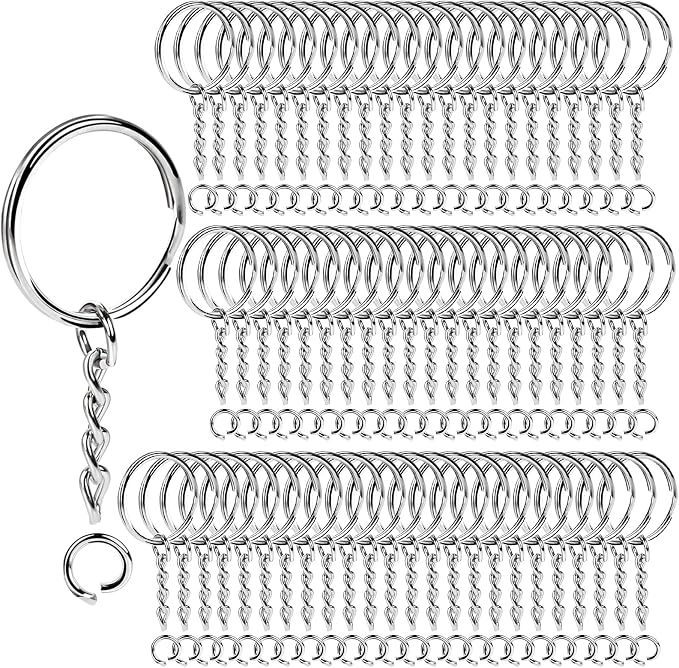 Teenitor 20PCS Key Chain Rings 1 Inch, Key Chain Rings by PERFECTYOURBEAUTY