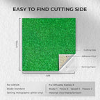 HTVRONT Holographic Glitter Permanent Vinyl, Silhouette - Image 3