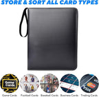 Portable 9-Pocket Trading Card Binder, Holds 1080 Cards - Image 4