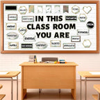 Qyeahkj White Wood Bulletin Board Paper Roll Wood Grain Bulletin Board - Image 3