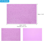 PATIKIL 20 Sheets 2mm Glitter Foam Sheet - Image 2