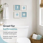 Tide and Tales Coastal Wall Art Beach Bathroom Wall Decor - Image 5
