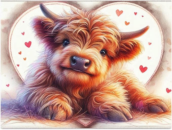 HITO Cow Diamond Painting Kits for Adults by HITO