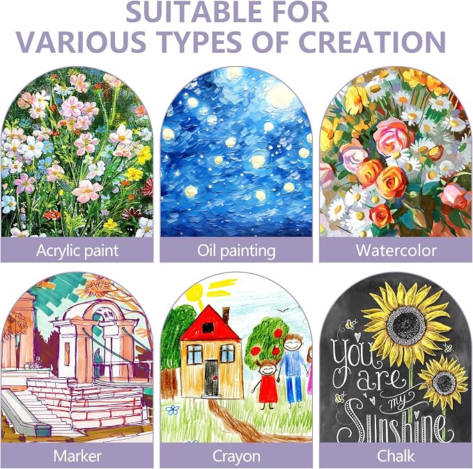 ESRICH Canvas Boards for Painting 12x16 Inch, 3 Pack Canvas for Painting Cotton - Image 5
