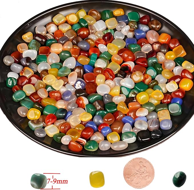 1Lb Pebbles for Indoor Plants, 1/3" Plant Rocks for Pots Indoor, Small - Image 2