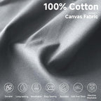 Simple&Opulence 100% Cotton Canvas Fabric 10oz. 59 Inch by the Yard, Nature - Image 2