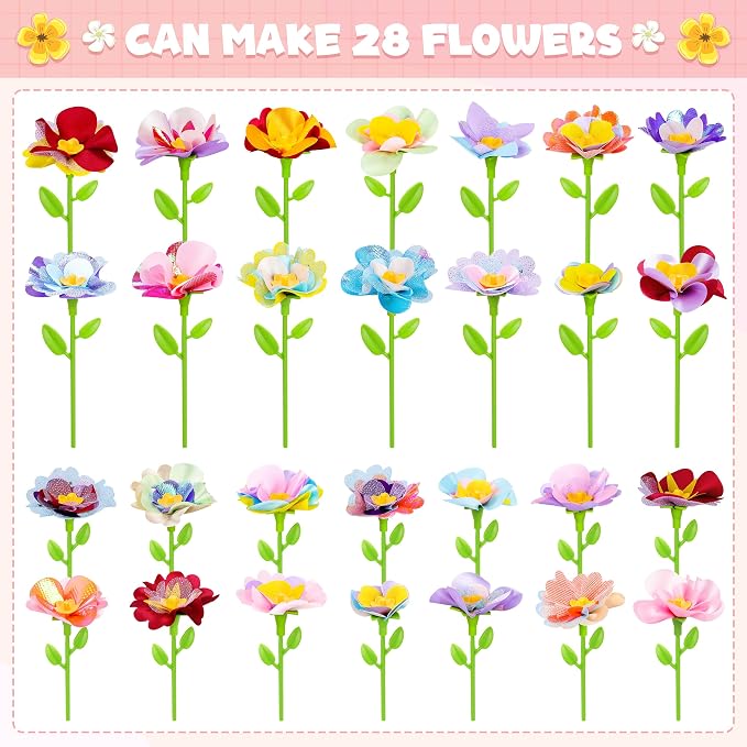 Toyly DIY Fabric Flower Bouquets Toys Accessories - Image 3