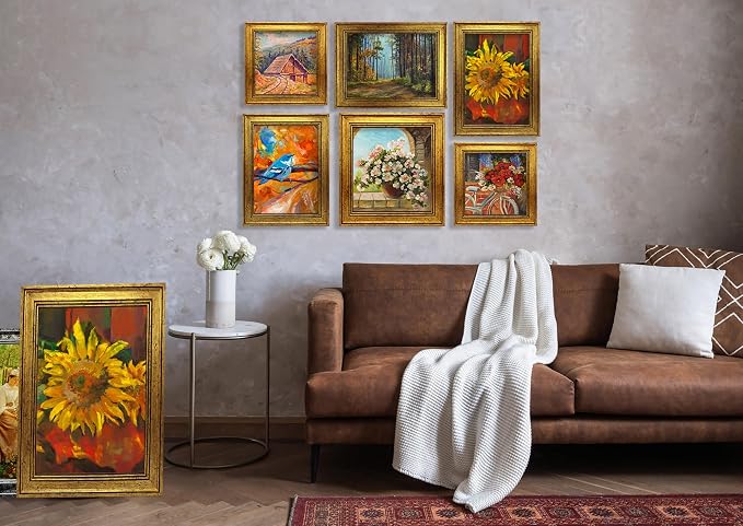 20x24 Picture Frame with Real Glass set of 2, Vintage Frames - Image 5