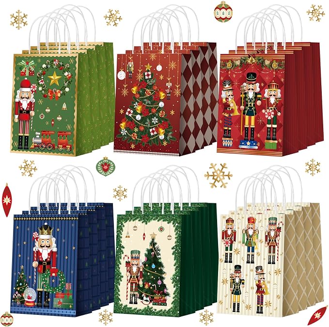 Kolldenn 48 Pcs Christmas Nutcracker Party Favors Bags Bulk Christmas - Image 8