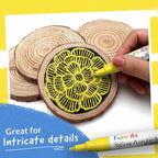 5 Acrylic Yellow Paint Pen - Image 4