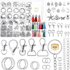 BESARME 695PCS Keychain Making Kit Metal Key Chain Supplies by BESARME