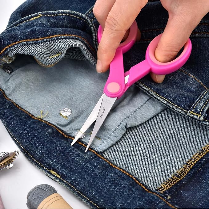 Zicolu 5" Embroidery Scissors, Small Sewing Scissors - Image 5