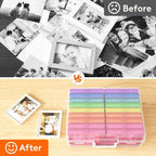 Lifewit 18 Pcs Photo Storage Box, Photo Albums 4x6 Pictures, Acid-Free - Image 4