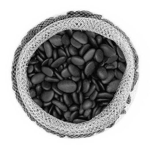 River Rocks Decorative Ornamental Vase Filler 1"-1.5" Black Aquarium Gravel 2 - Image 2