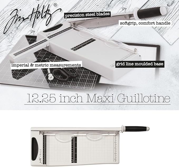 Tonic Studios Tim Holtz 12.25" Maxi Guillotine Paper Cutter - Image 5