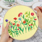 Louise Maelys 3 Set Floral Embroidery Kit, Botanical DIY Craft Collection | - Image 5