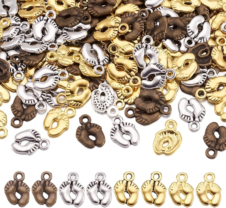 Craftdady Tibetan Style Antique Silver Alloy Pendants Cute Metal Dangle Charms by Craftdady
