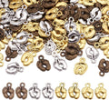 Craftdady Tibetan Style Antique Silver Alloy Pendants Cute Metal Dangle Charms by Craftdady