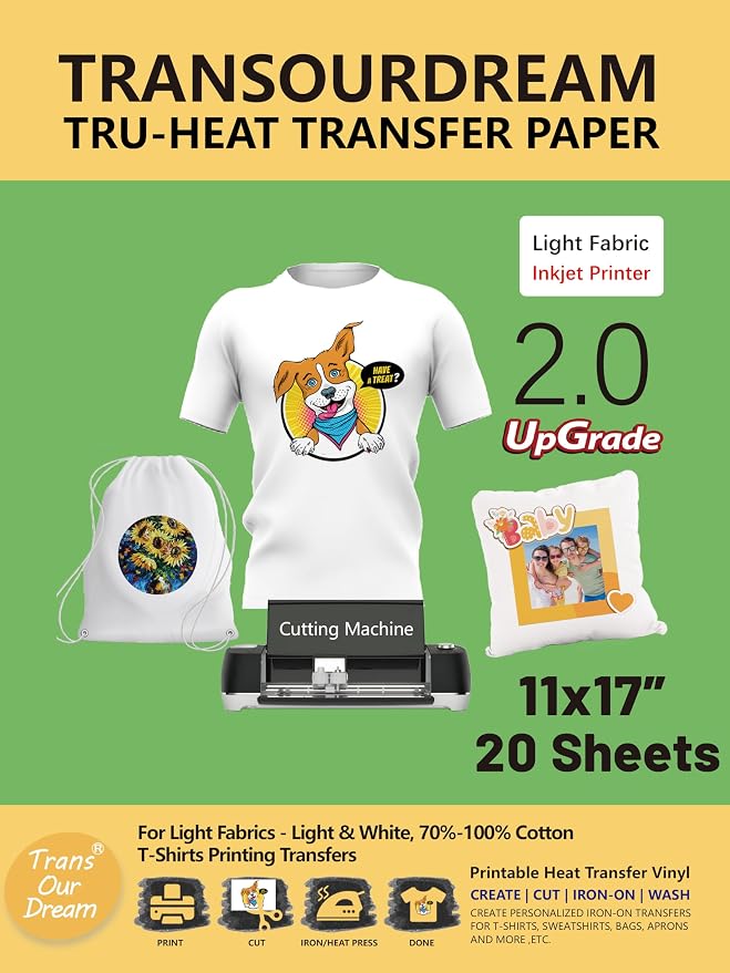 TransOurDream Iron on Heat Transfer Paper by TransOurDream