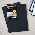 CONDA Black Canvas Panels 5x7 inch, 100% Cotton Acid-Free, 8 oz Gesso-Primed - Image 3
