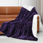 Alomidds Weighted Blanket Twin Size 20lbs 48x72 inches, Sherpa Weighted Blankets by Alomidds