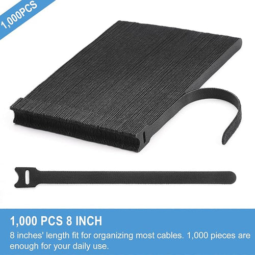 1, Cable Straps | Hook & Loop Cord Organizer, Cable Management - Image 2