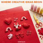 IONTACH 18" X 18" Soft Felt Sheets 1.6mm Thick | Acrylic Felt Fabric Sheets - Image 7