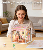 Sakura Izakaya Miniature House Kit, DIY Japan Street Style Dollhouse Kits - Image 6