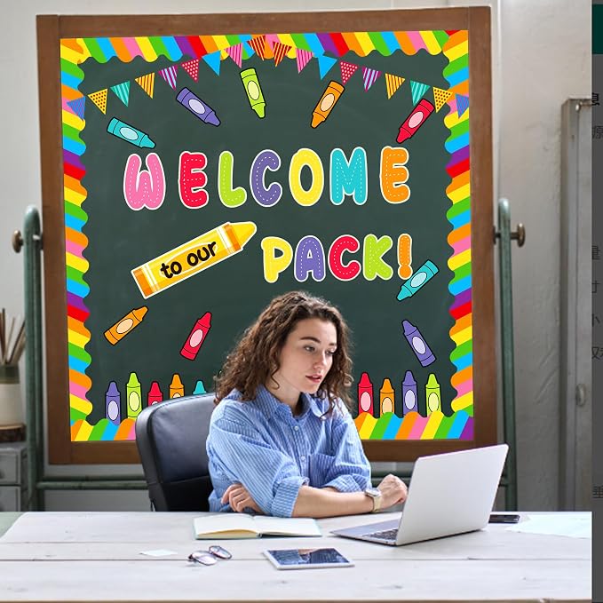 79 Pcs Welcome Back to School Bulletin Board Decorations | Welcome to Our Pack - Image 6