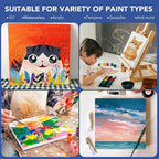Stretched Canvases for Painting, Acid-Free Wood Frame Blank Canvas, Art Canvas - Image 6
