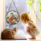 DASTOLL Stained Glass Window Hanging, and Mom 6.3 in - Image 4