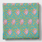 E-Tailor® Hand-Block Printed Pre-Cut Cotton Fabric Ideal by E-Tailor