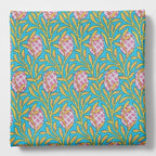 E-Tailor® Hand-Block Printed Pre-Cut Cotton Fabric Ideal by E-Tailor
