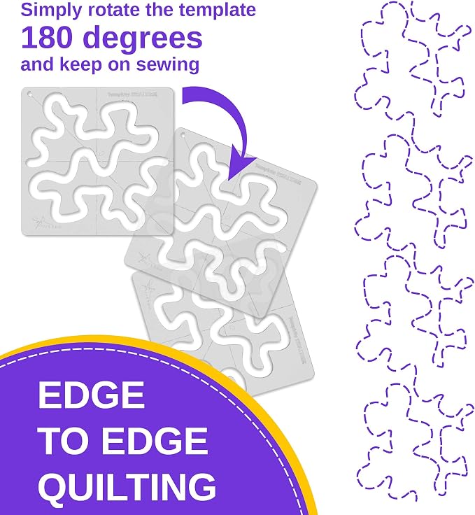 Meander Quilting Ruler Template - Image 2