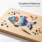 1.1lb Ceramic Mosaic Tiles, Mixed Colour Ceramic Mosaic Pieces - Image 4