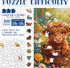 300pcs Wooden Puzzles for Adults Unique Animal Shaped Pieces | Colorful Funny - Image 3