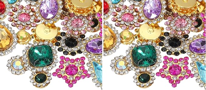 PATIKIL Sew on Rhinestones Crystals by PATIKIL