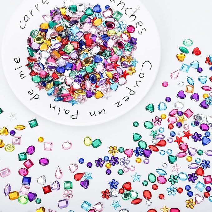 JPSOR 1500pcs Rhinestone Gems Jewels - Image 6