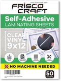 Frisco Craft Self Laminating Sheets, No Machine Needed, Self Sealing Laminate by FriscoCraft