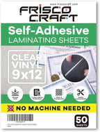 Frisco Craft Self Laminating Sheets, No Machine Needed, Self Sealing Laminate by FriscoCraft