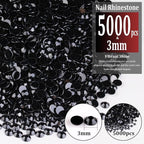 5000pcs 3mm Resin Rhinestones Bulk - Image 2