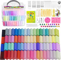 Cyajm 72 Colors Polymer Clay Kit, DIY Jewelry Crafts Gifts by CyAJM
