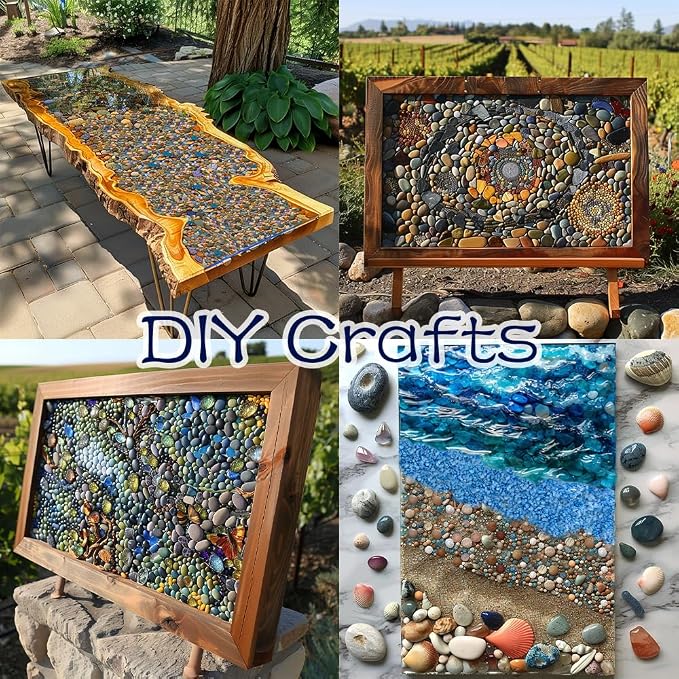 0.88 LB Colored Pea Gravel, Succulent Cactus Topper Dressing Pebbles, 3-5mm | - Image 5