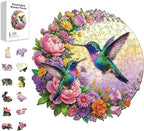 200pcs Wooden Puzzles for Adults Unique Animal Shaped Pieces Colorful Moon and by Unknown
