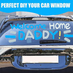 Celepen Window Chalk Markers for Cars Glass Washable, 8 Colors Jumbo Liquid - Image 6