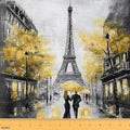 Erosebridal Eiffel Tower Soft Not Stretchy Decor Couple Valentine Flannel by Erosebridal
