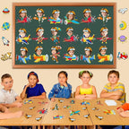 60pcs Pilot Airplane Cutouts Aircraft Bulletin Board Decorations Adventure - Image 5
