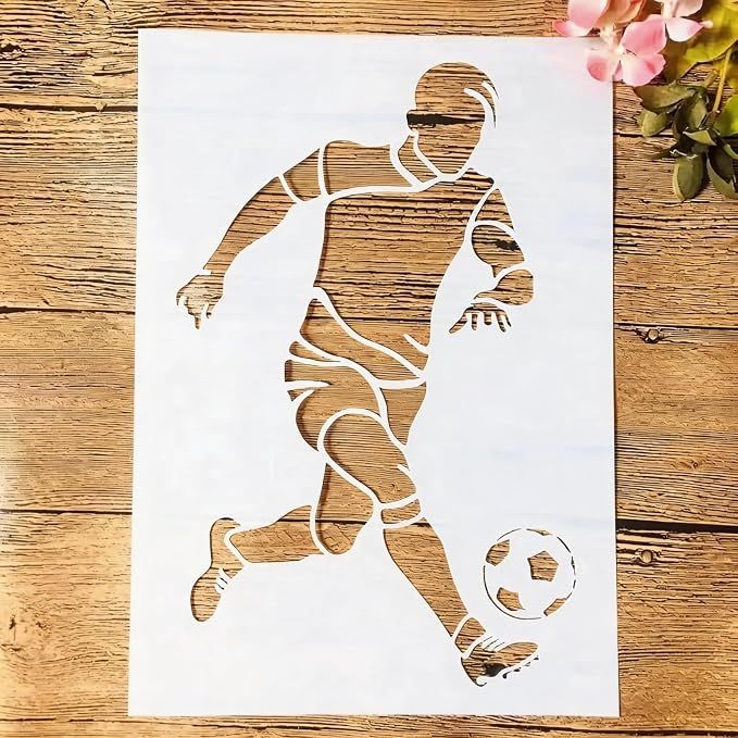 TIAMECH A4 Reusable Football Sports Stencil by TIAMECH